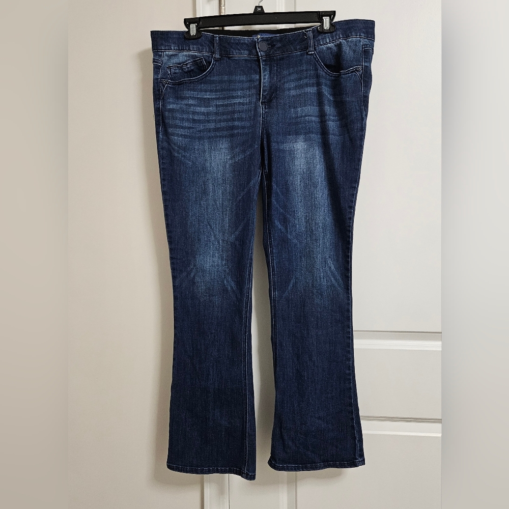 Democracy Dark Blue Flare Jeans